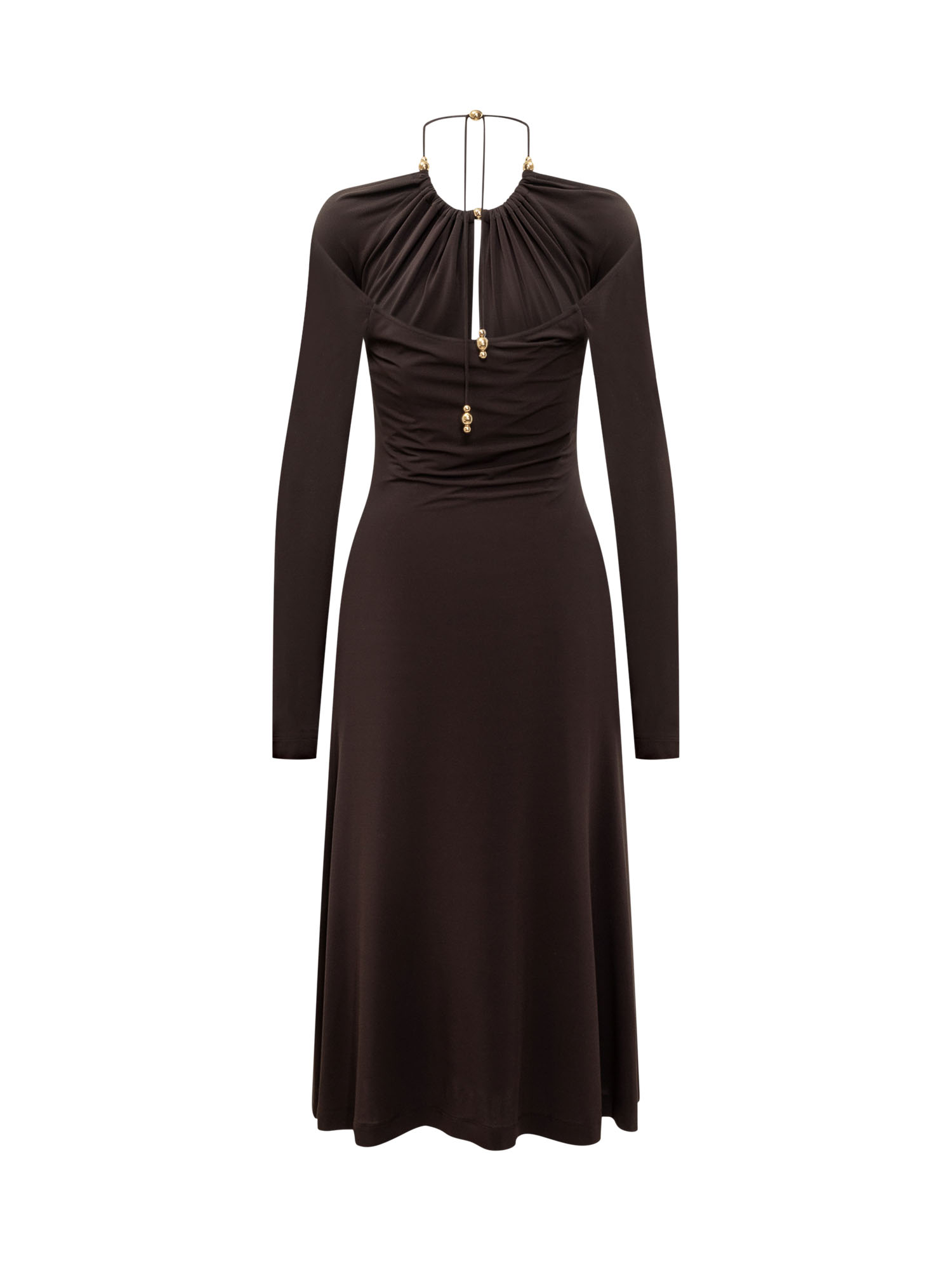 [Ferragamo] Long sleeve dress FW24 13F628 775659