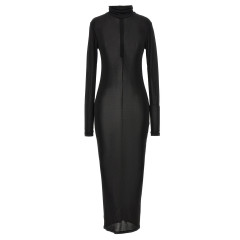 [Isabel Marant] Long sleeve dress FW24 RO0579FAB3K01I01BK