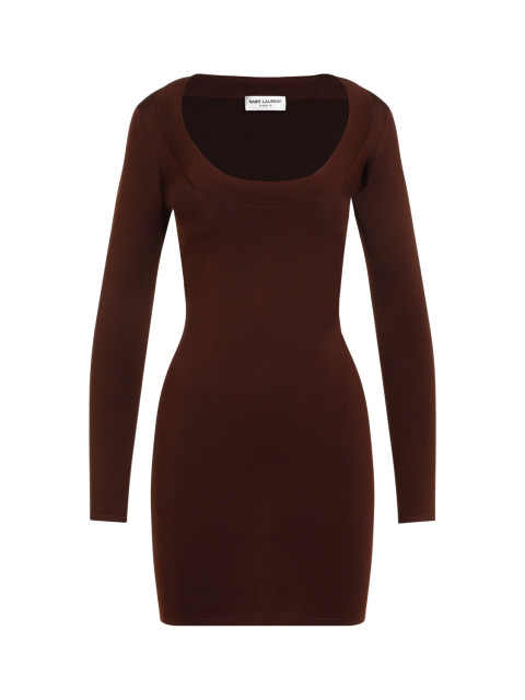 [Saint Laurent] Long sleeve dress FW25 782641.Y76EO
