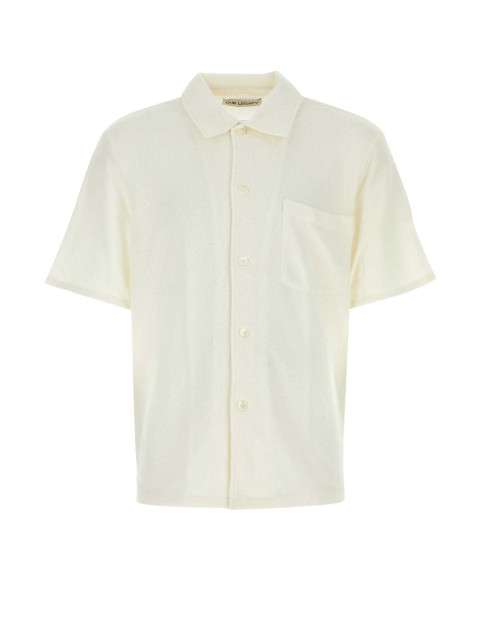 [Our Legacy] Shirts Short Sleeve SS25 M2202BO WHITEBOUCLE