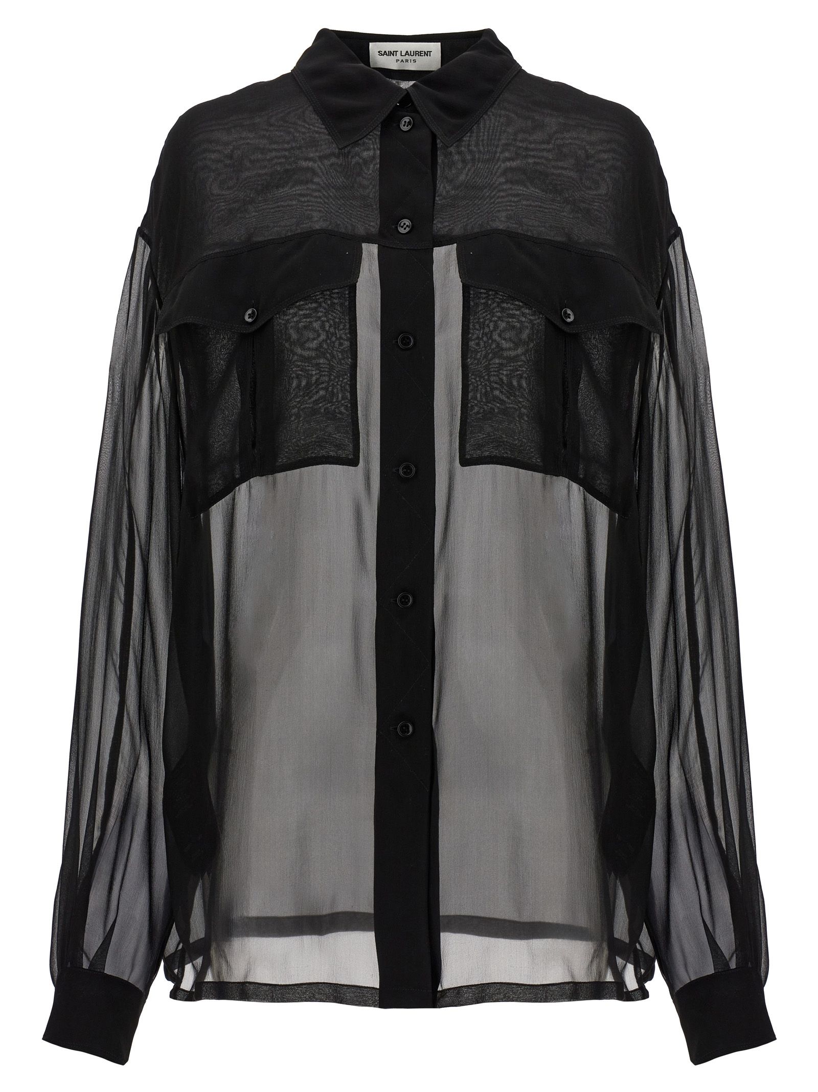 [Saint Laurent] Blouse SS24 788262Y115W1000