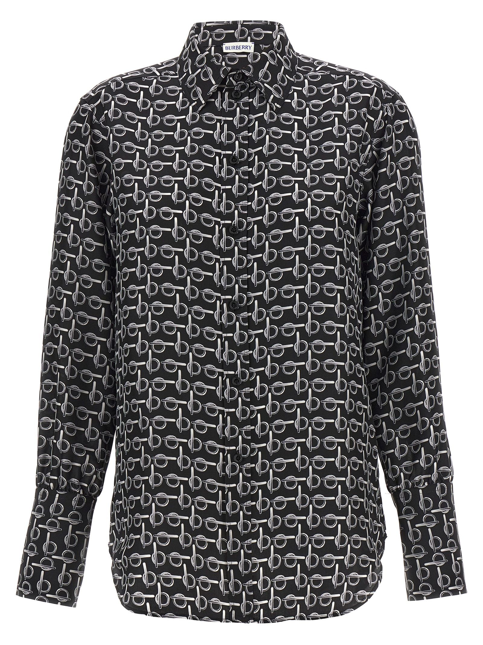 [Burberry] Blouse SS24 8090732SILVERBLACK