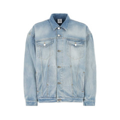 [Vetements] Shirts Long Sleeve SS24 UE64JA390N BLUE