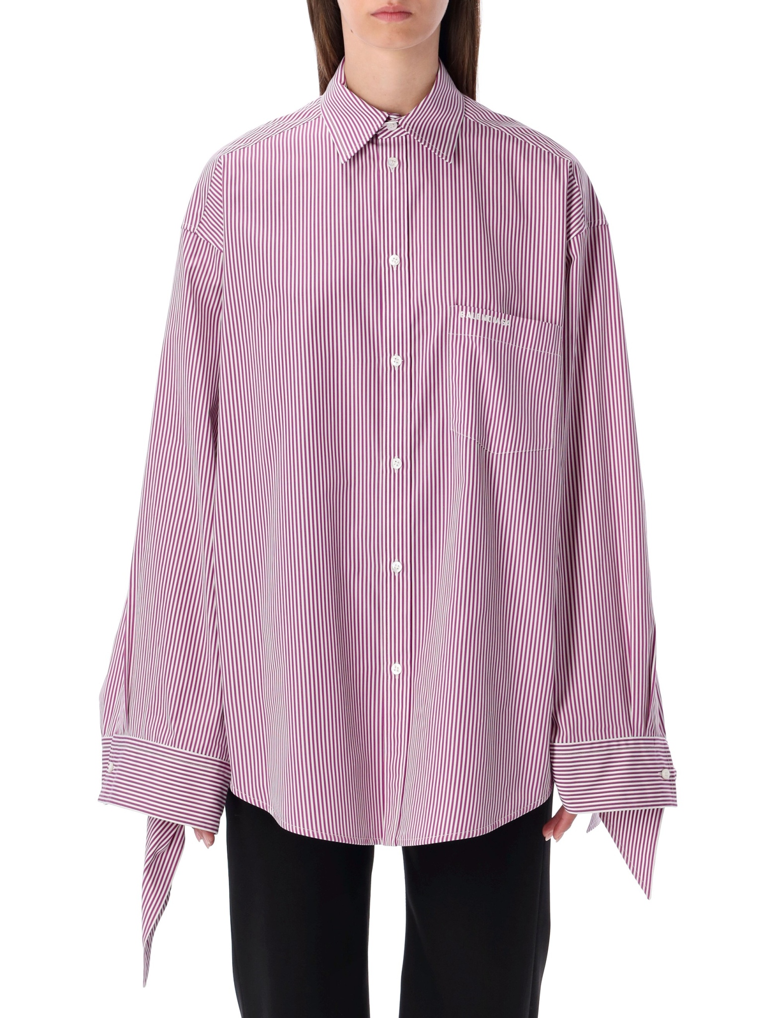 [Balenciaga] Shirts Long Sleeve FW25 852322TGM025075