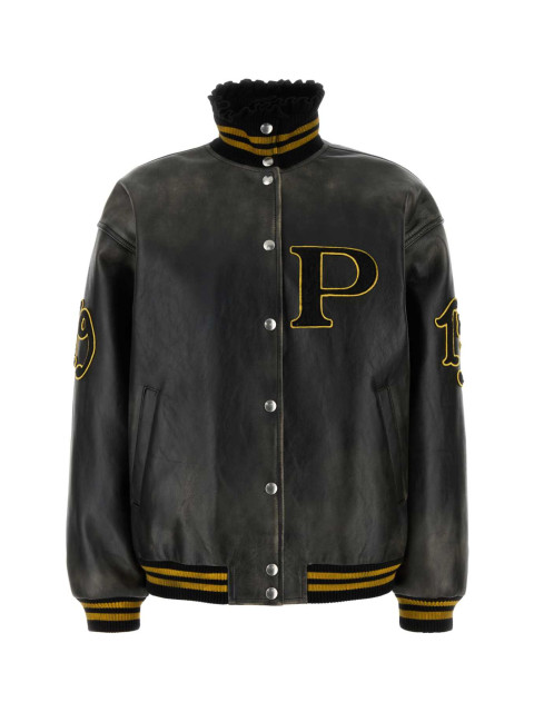 [Prada] Leather Jacket FW24 58A189SOOO15Y0 F0002