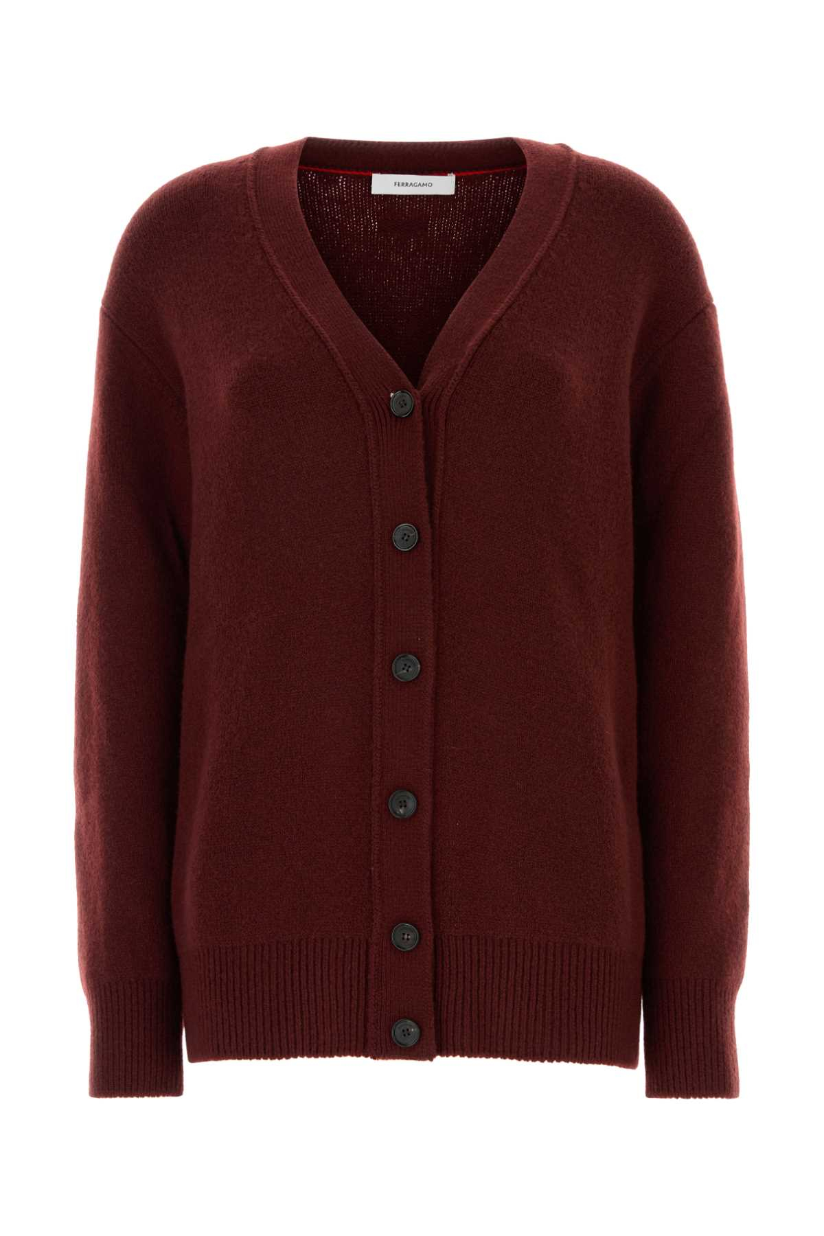 [Salvatore Ferragamo] Cardigan FW24 112907777596 BORDEAUX