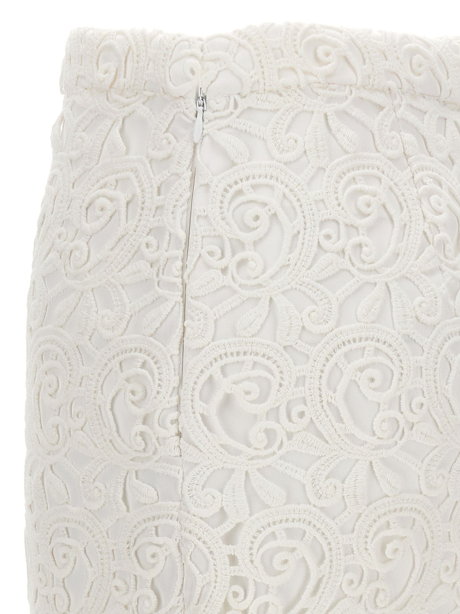 [Burberry] Midi skirt SS23 8067787OPTICWHITE