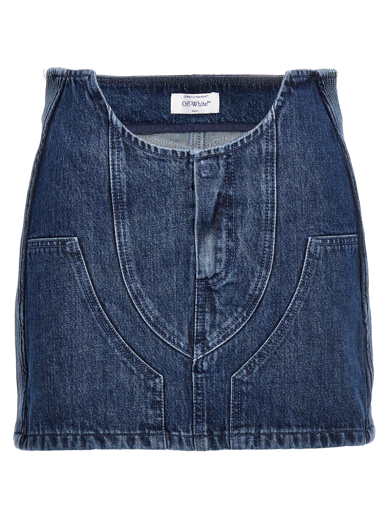 [Off-White] Mini skirt SS23 OWYF019S23DEN00145004500