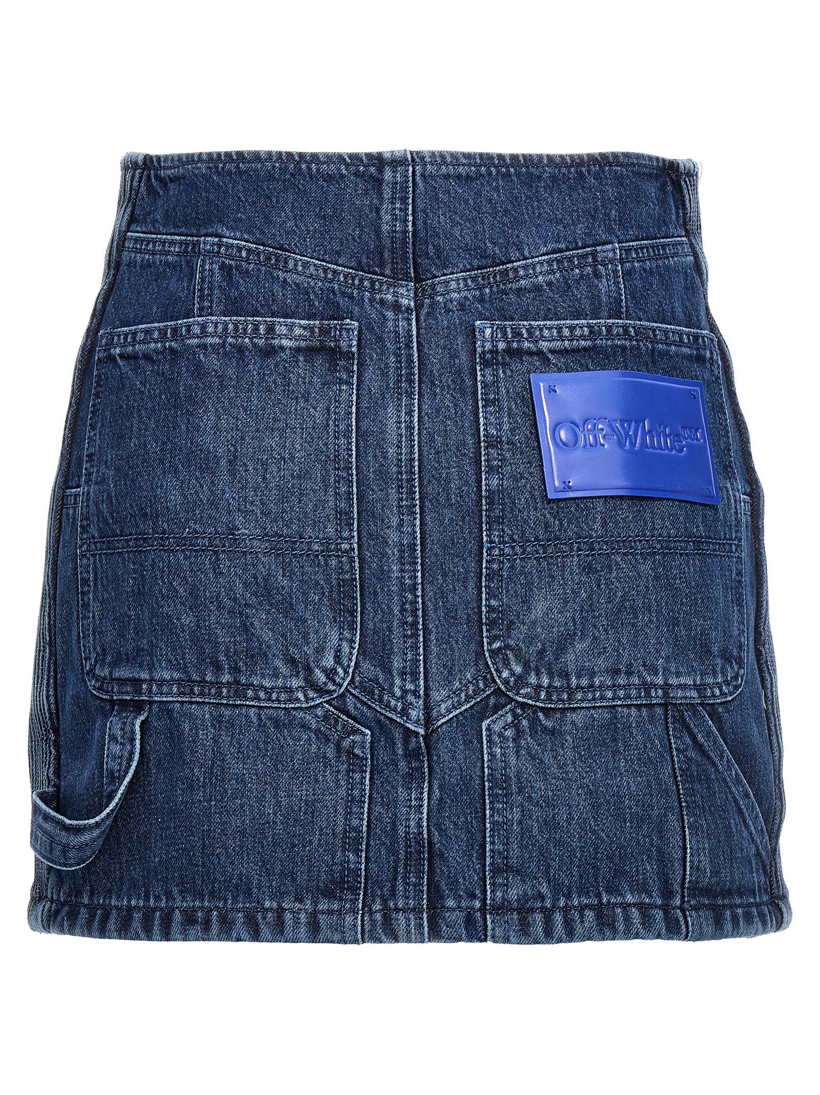 [Off-White] Mini skirt SS23 OWYF019S23DEN00145004500