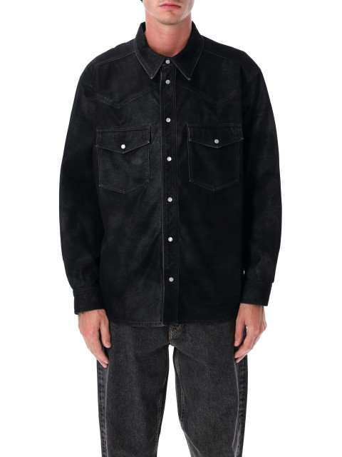 [MARANT] Shirts Long Sleeve FW25 CH0252HAC3B01H01BK