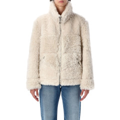 [Urbancode] Fur Jacket FW25 BJ20023CHALKY