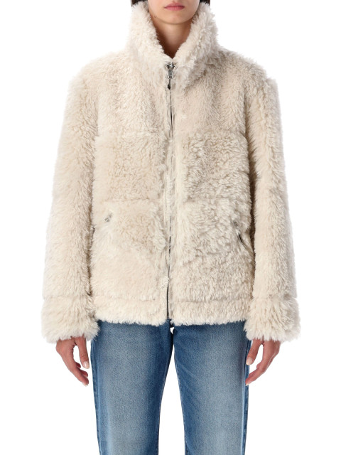 [Urbancode] Fur Jacket FW25 BJ20023CHALKY