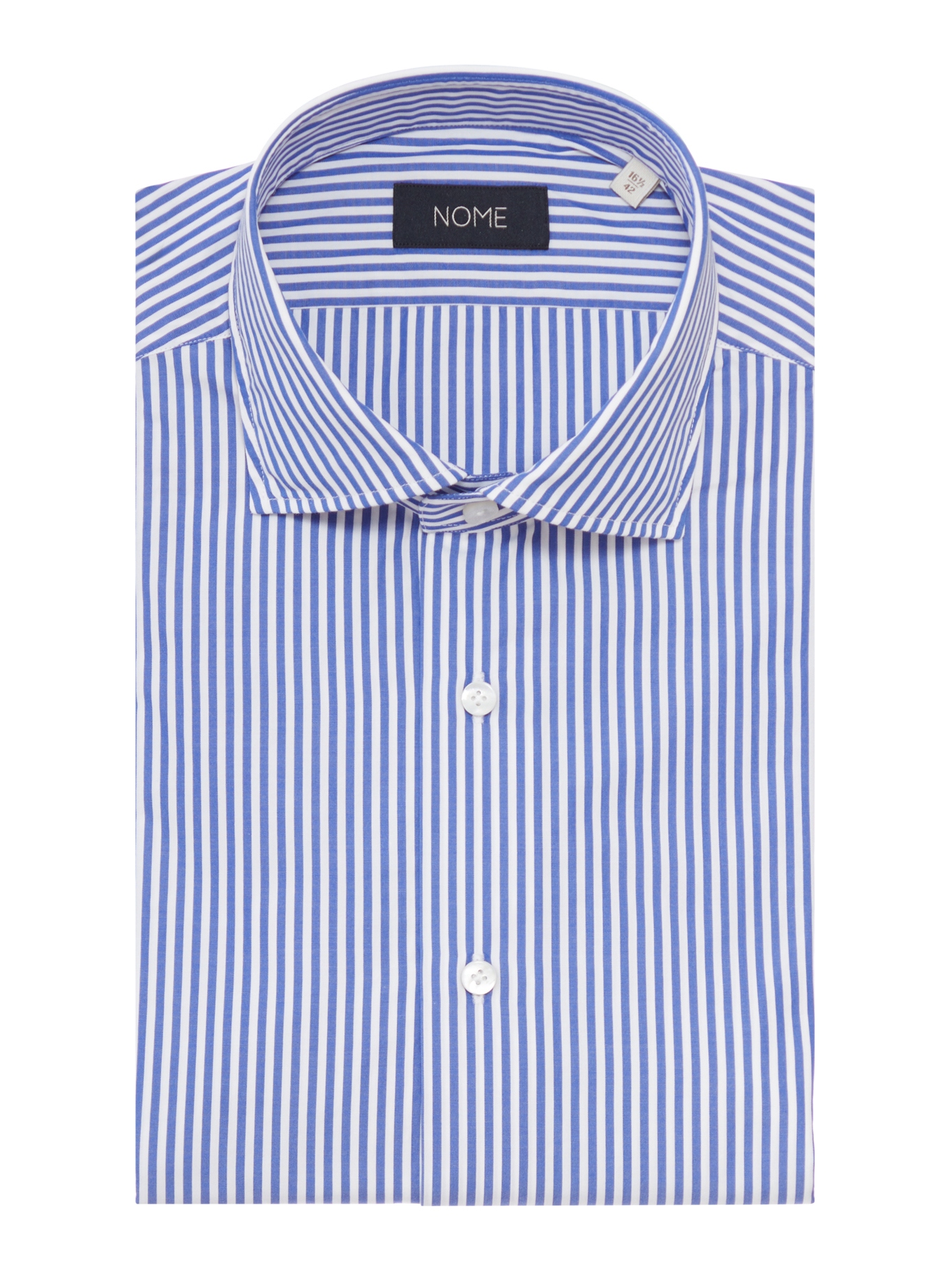 [NOME X] Shirts Long Sleeve SS26 MOP742ML11232015 BLUE WHITE