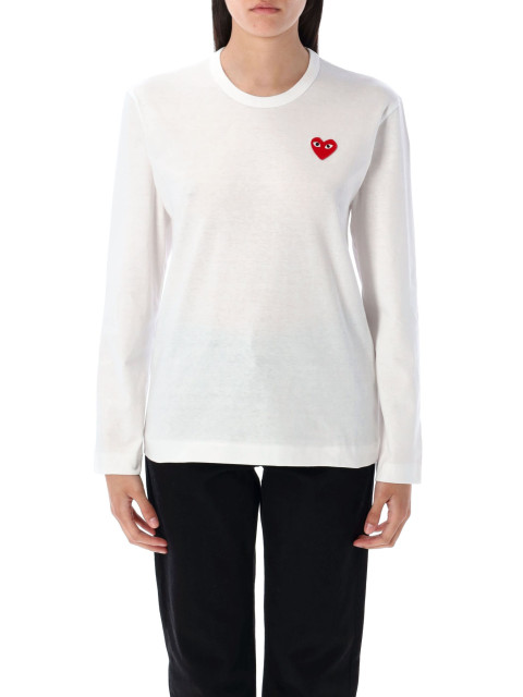 [COMME DES GARCONS PLAY] T-shirts Long Sleeve SS26 AX-T118-0512