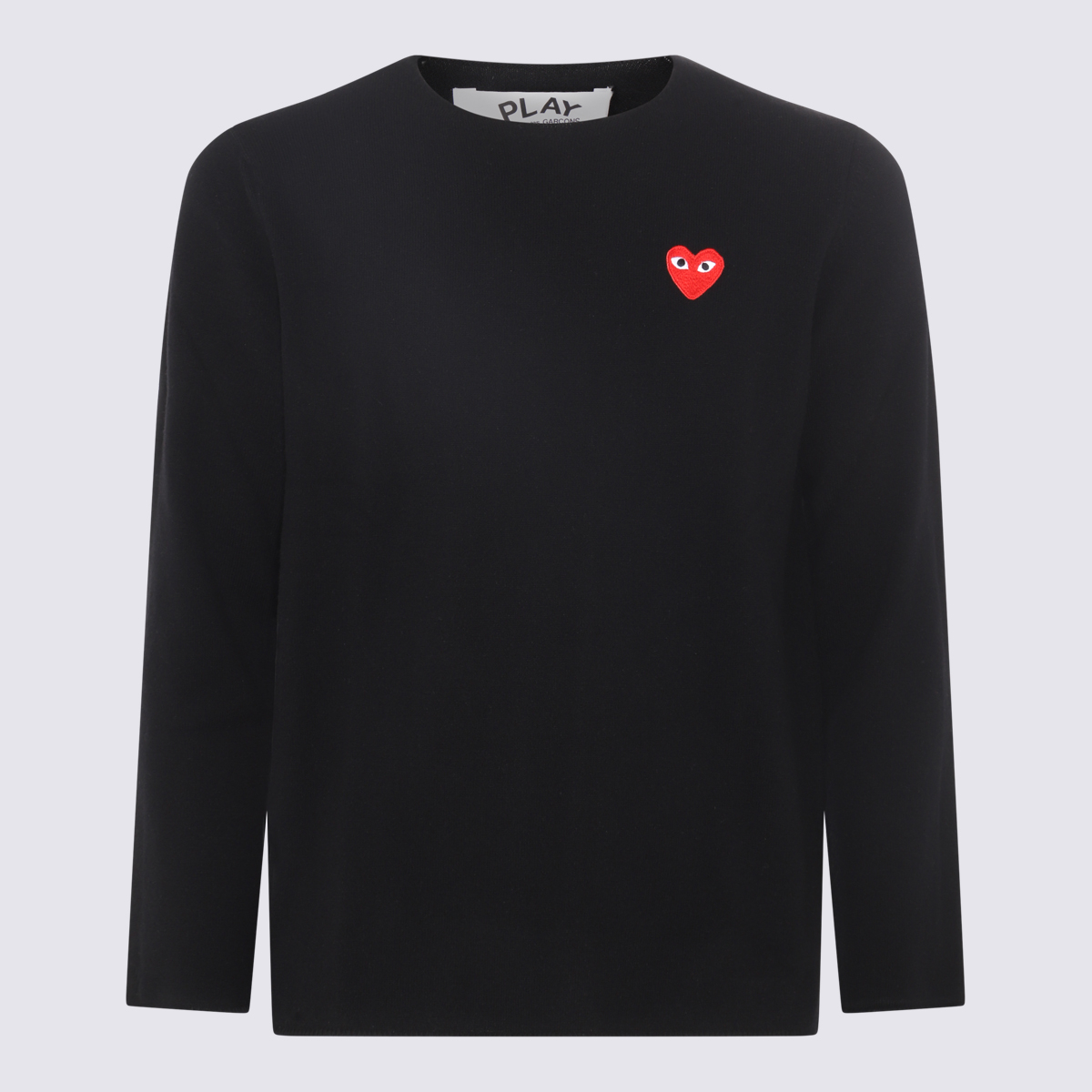 [COMME DES GARCONS PLAY] Sweatshirt CO P1N068BLACK