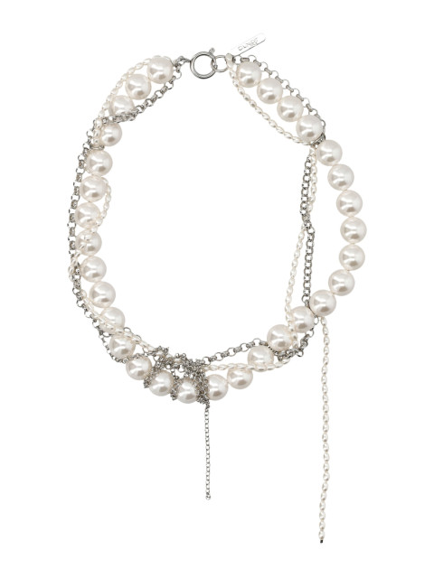 [JUSTINE CLENQUET] Necklace SS26 NICOLECHOKERPALLADIUM