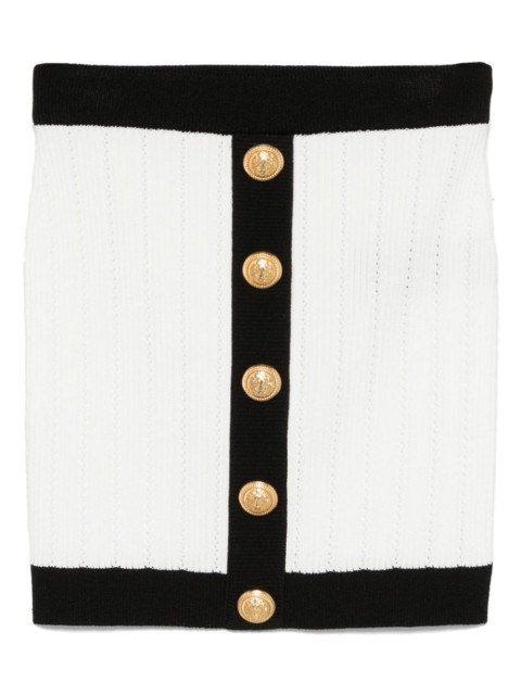 [Balmain] Midi skirt FW25 FF1LB039KI64GAB