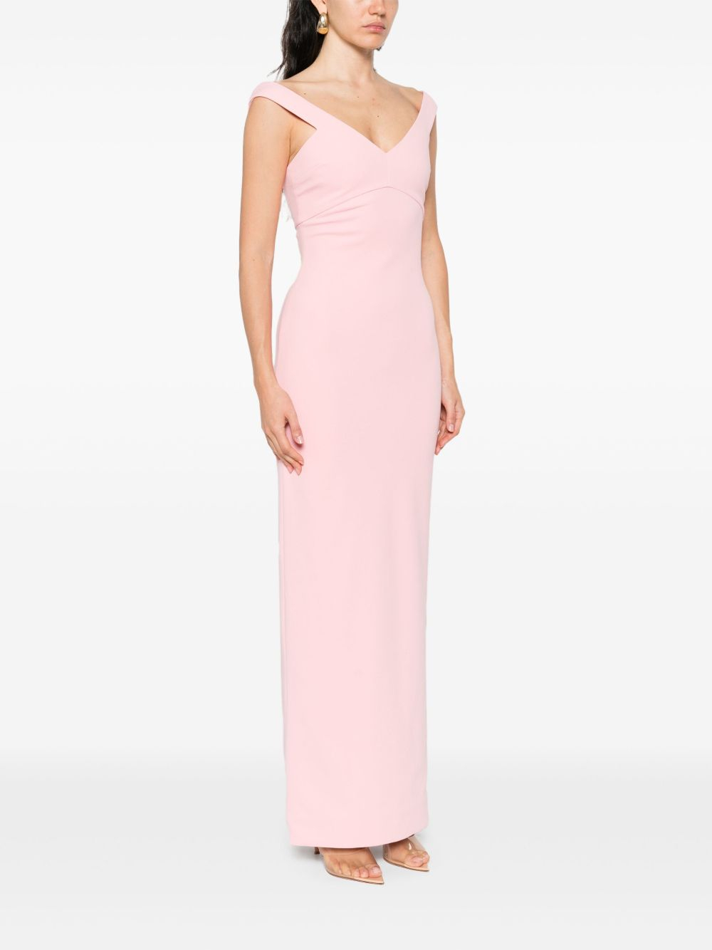 [Solace London] Sleeveless dress FW25 OS44044POWDERPINK