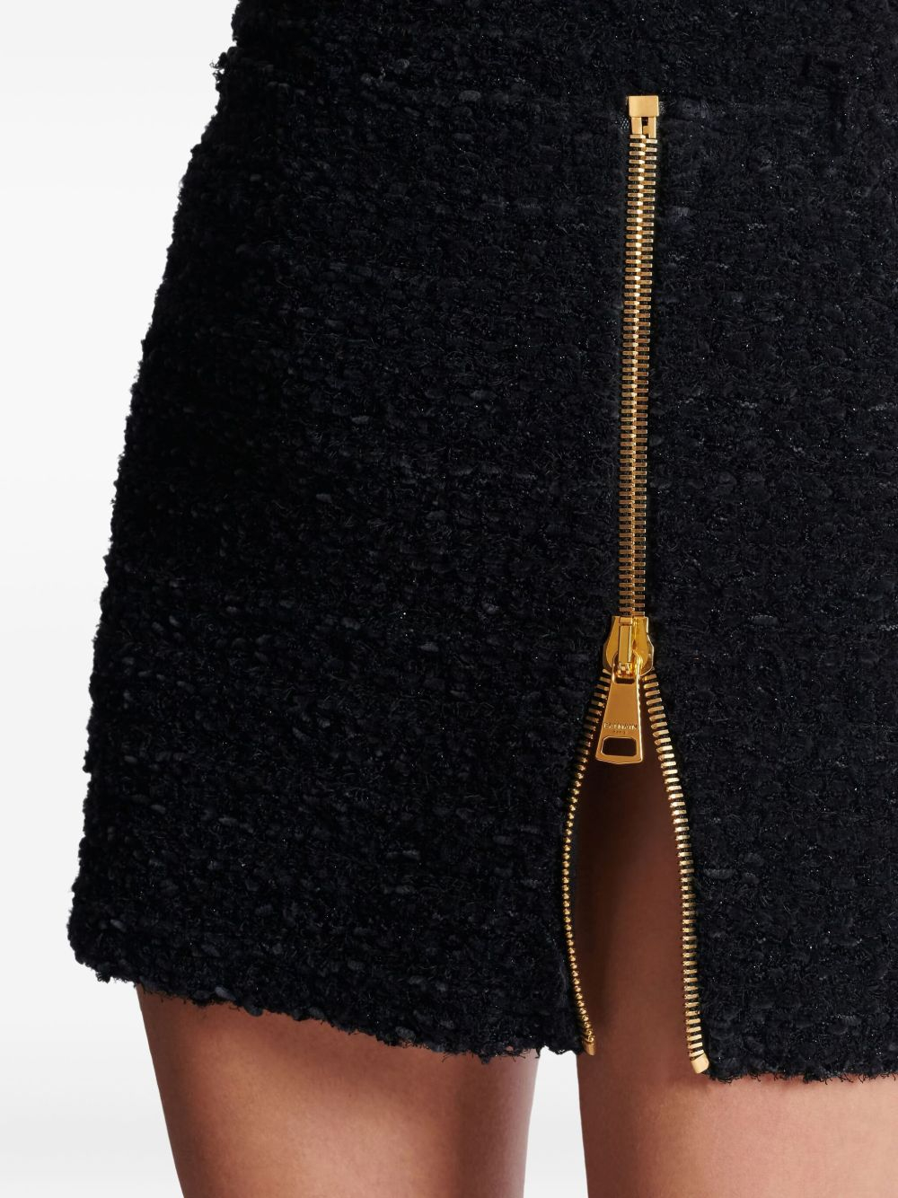 [Balmain] Midi skirt FW25 FF0LBB10KJ160PA