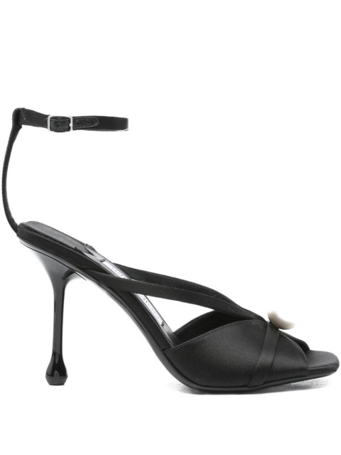 [Jimmy Choo] Sandals FW25 SIVA95AODBLACK/WHITE