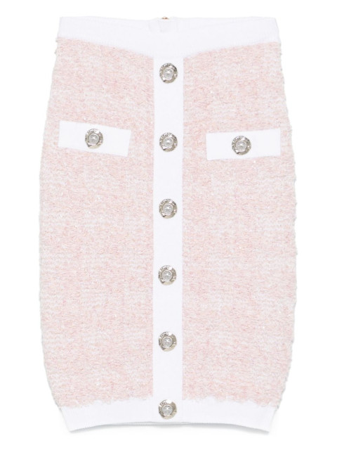 [Balmain] Midi skirt FW25 FF1LC016KI72OIN