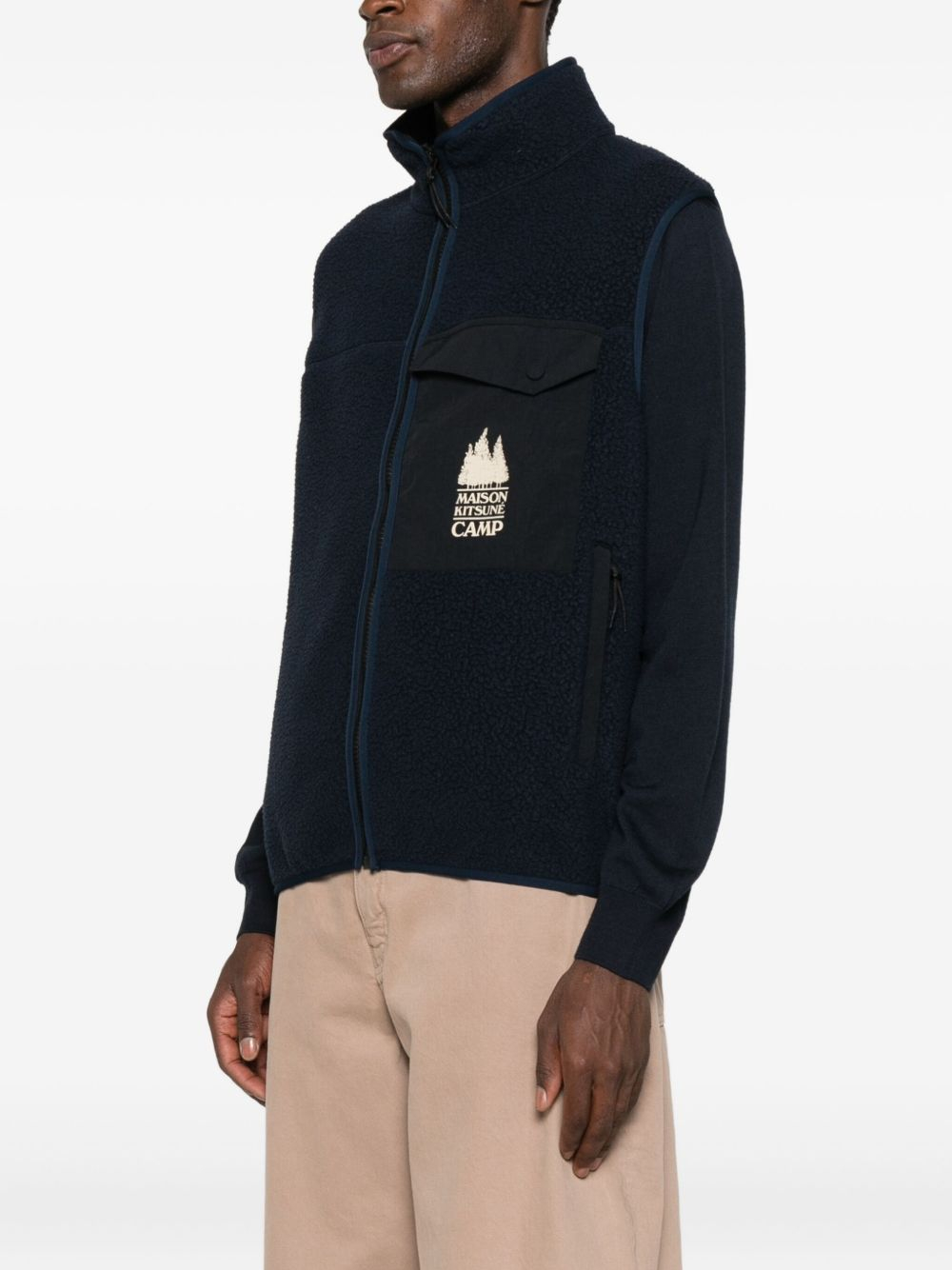 [MAISON KITSUNE] Vest FW25 PM02137WM2031P480