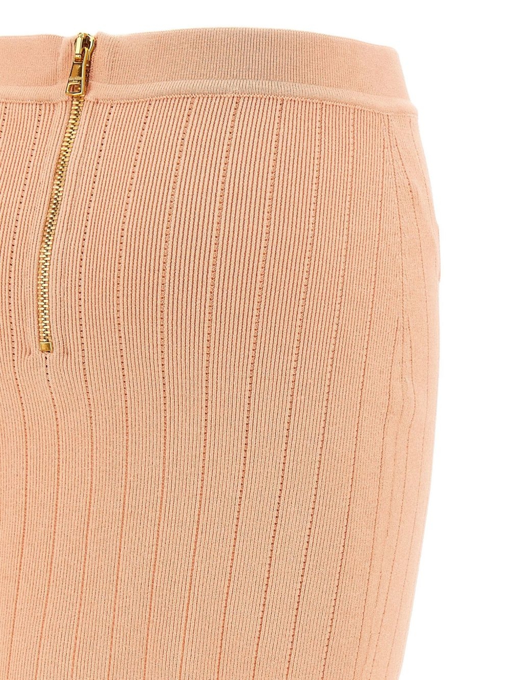 [Balmain] Midi skirt SS25 EF1LB290KB070LB