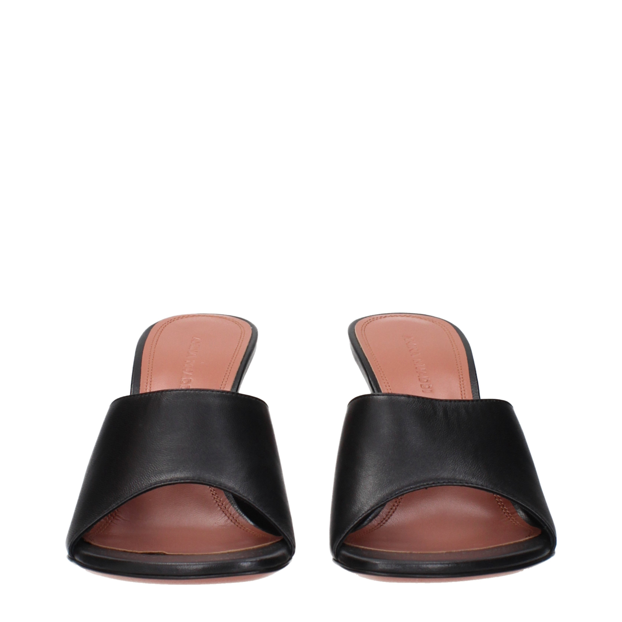 [Amina Muaddi] Sandals SS25 TAYLORSLIPPERNAPPABLACK