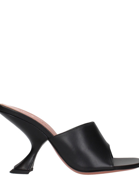 [Amina Muaddi] Sandals SS25 TAYLORSLIPPERNAPPABLACK