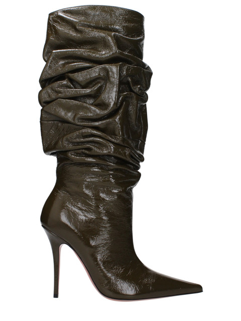 [Amina Muaddi] Long Boots SS25 ANOKBOOTIECRACKLEMUD