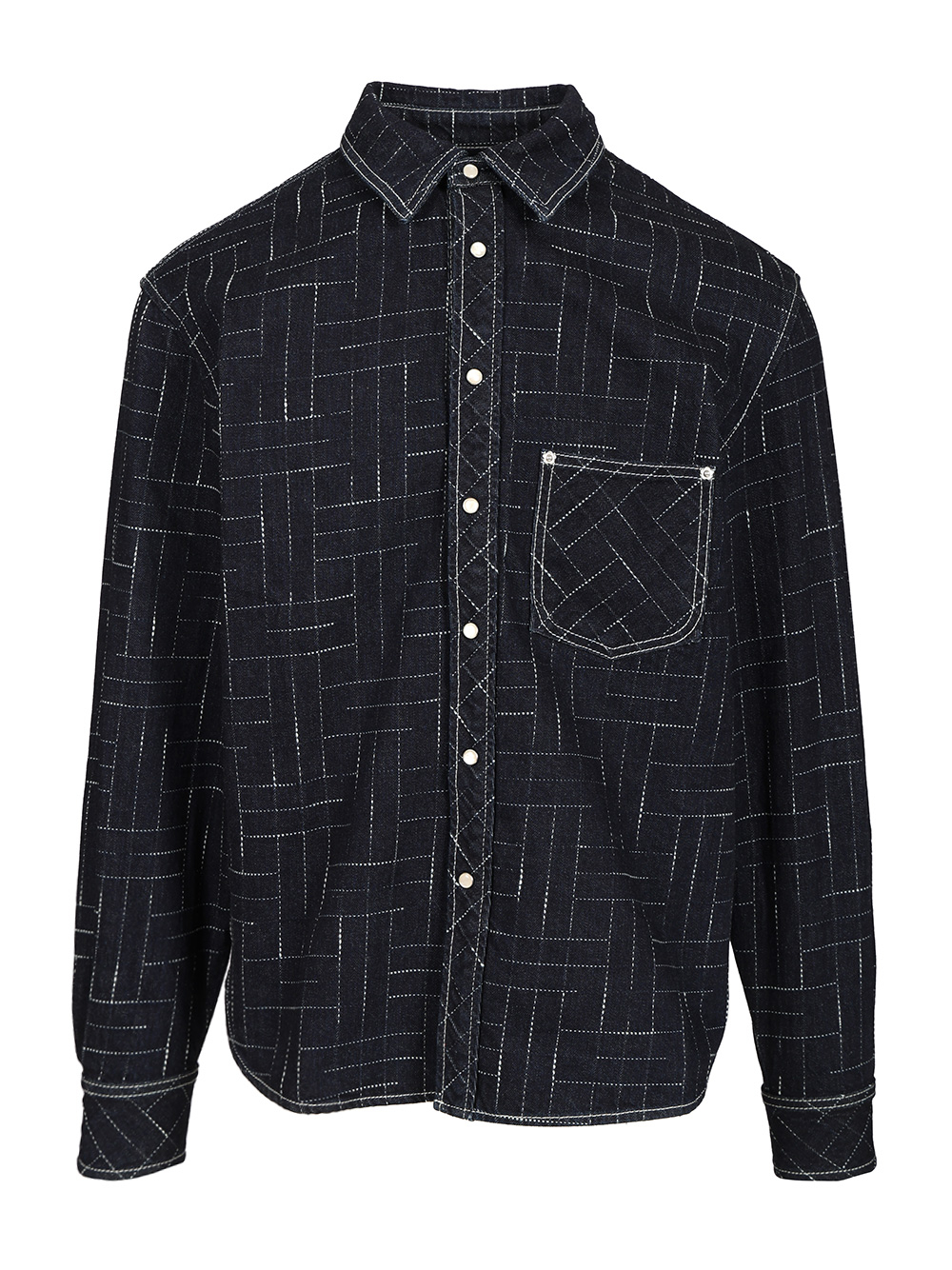 [Kenzo] Shirts Long Sleeve FW25 FF65DC4226V1DM
