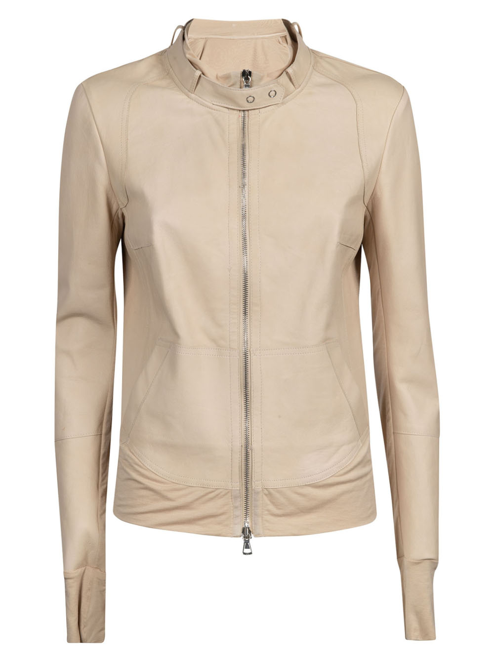 [LIVEN] Leather Jacket SS22 LIV821NHP0880CREAM