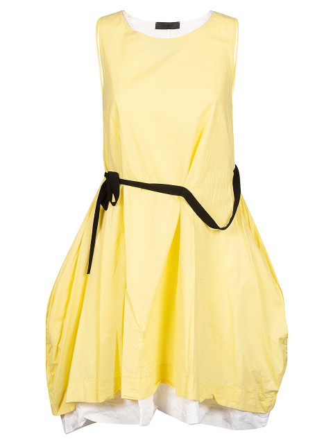 [MARIA CALDERARA] Sleeveless dress SS22 N518DMPSCULPTURED21