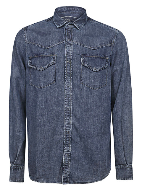 [Original Vintage] Shirts Long Sleeve SS22 TESLA308TO308BLU