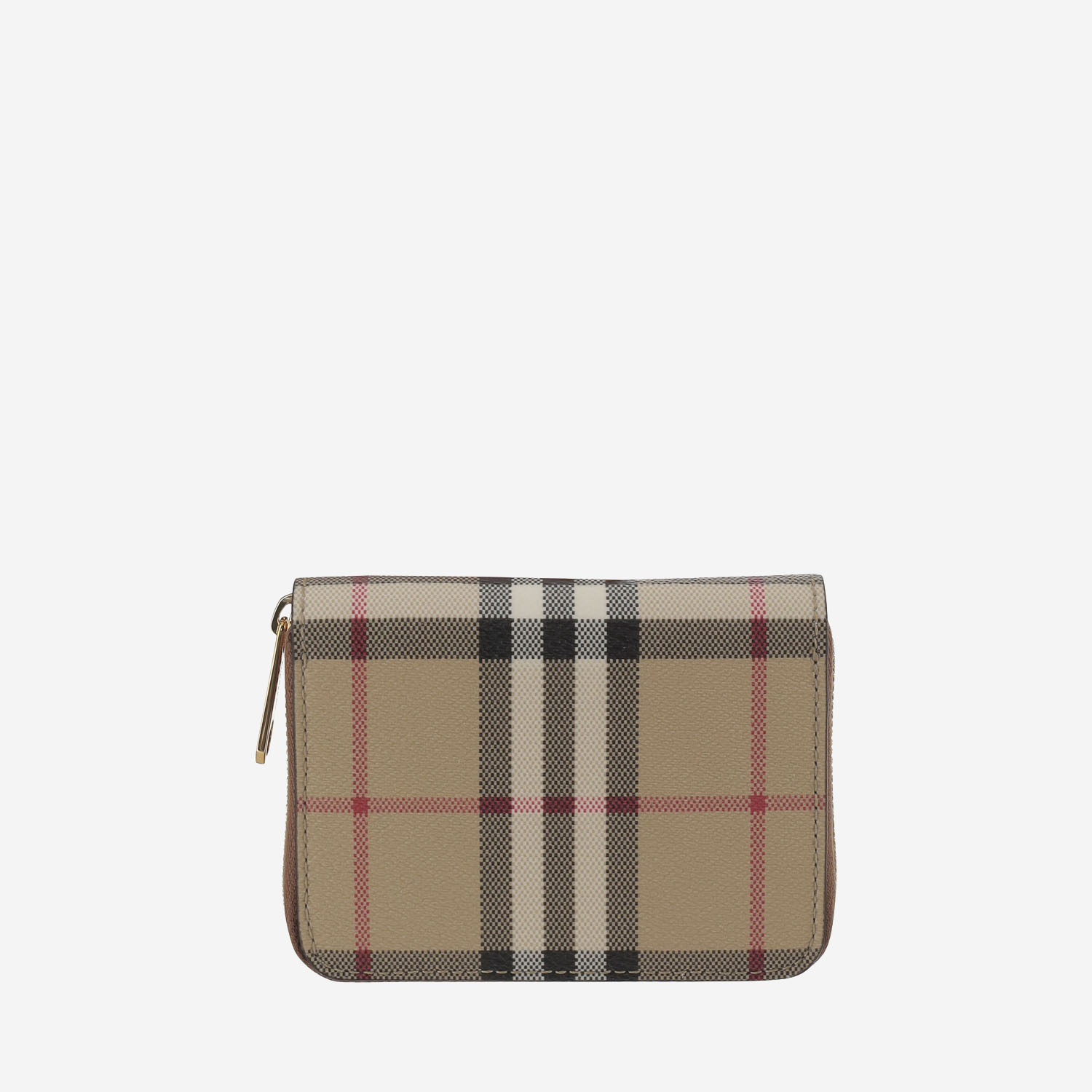 [Burberry] Wallet FW25 8109810VNTG CHK/BRIAR BROWN
