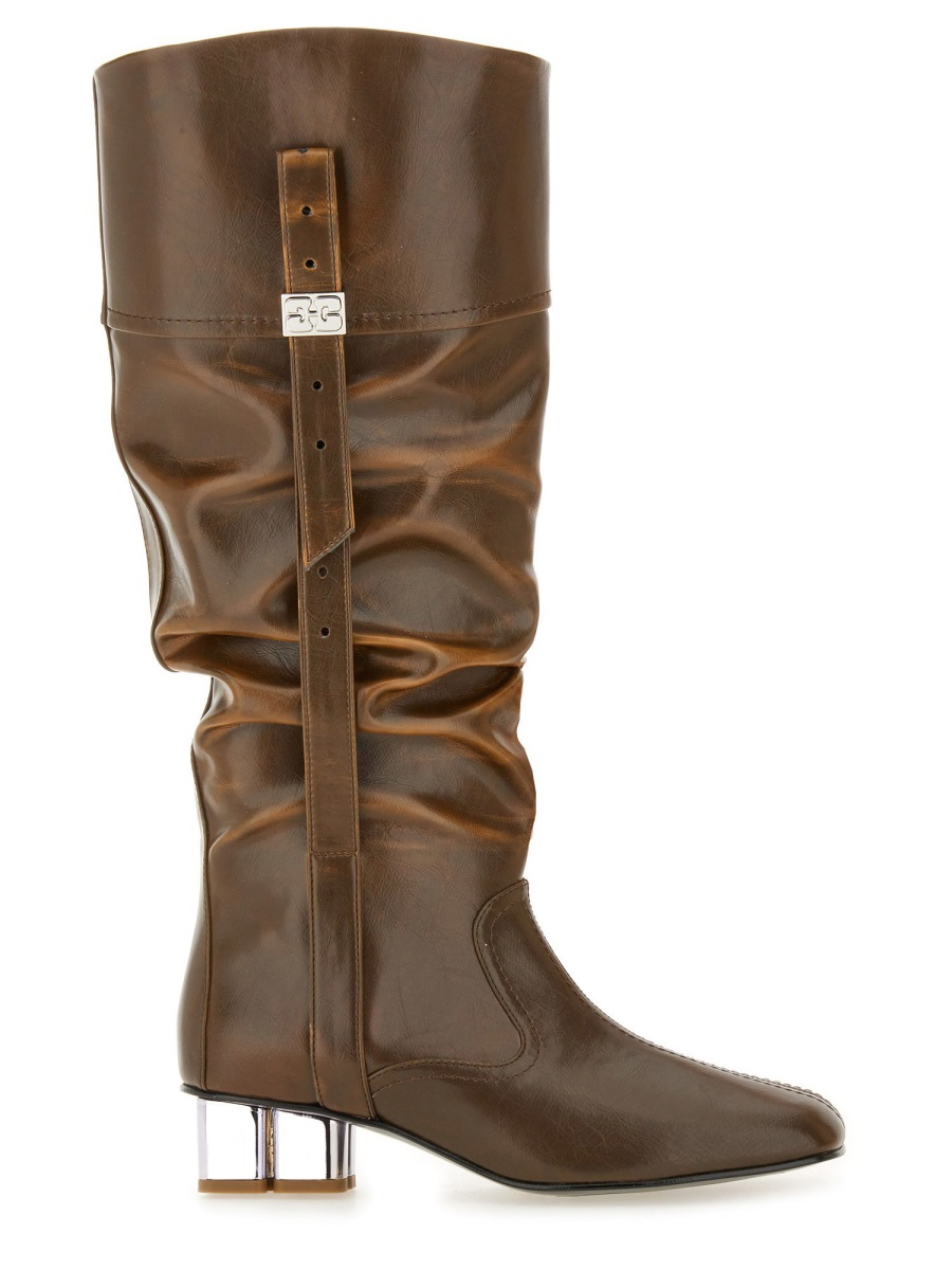 [GANNI] Long Boots FW25 S3074 _826