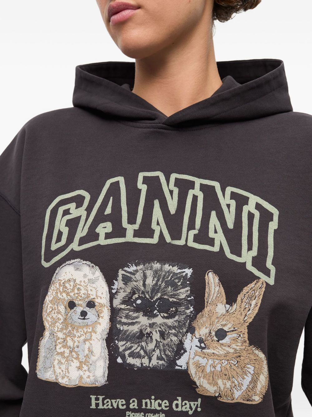 [GANNI] Hoodie FW25 T4270252