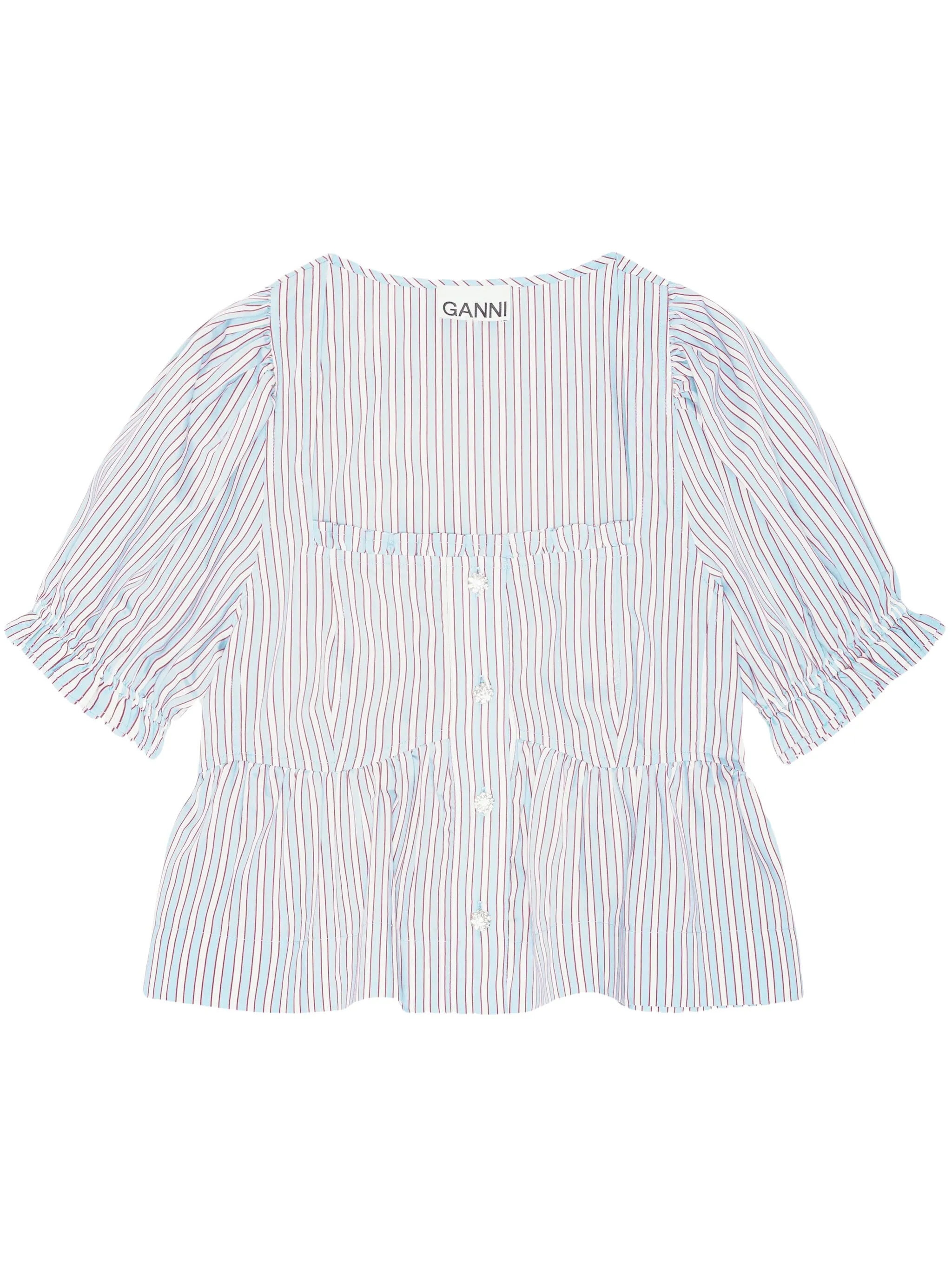 [GANNI] Shirts Short Sleeve SS25 W0311326