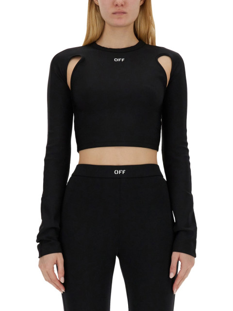 [Off White] T-shirts Long Sleeve SS24 OWAD211C99_JER0011001