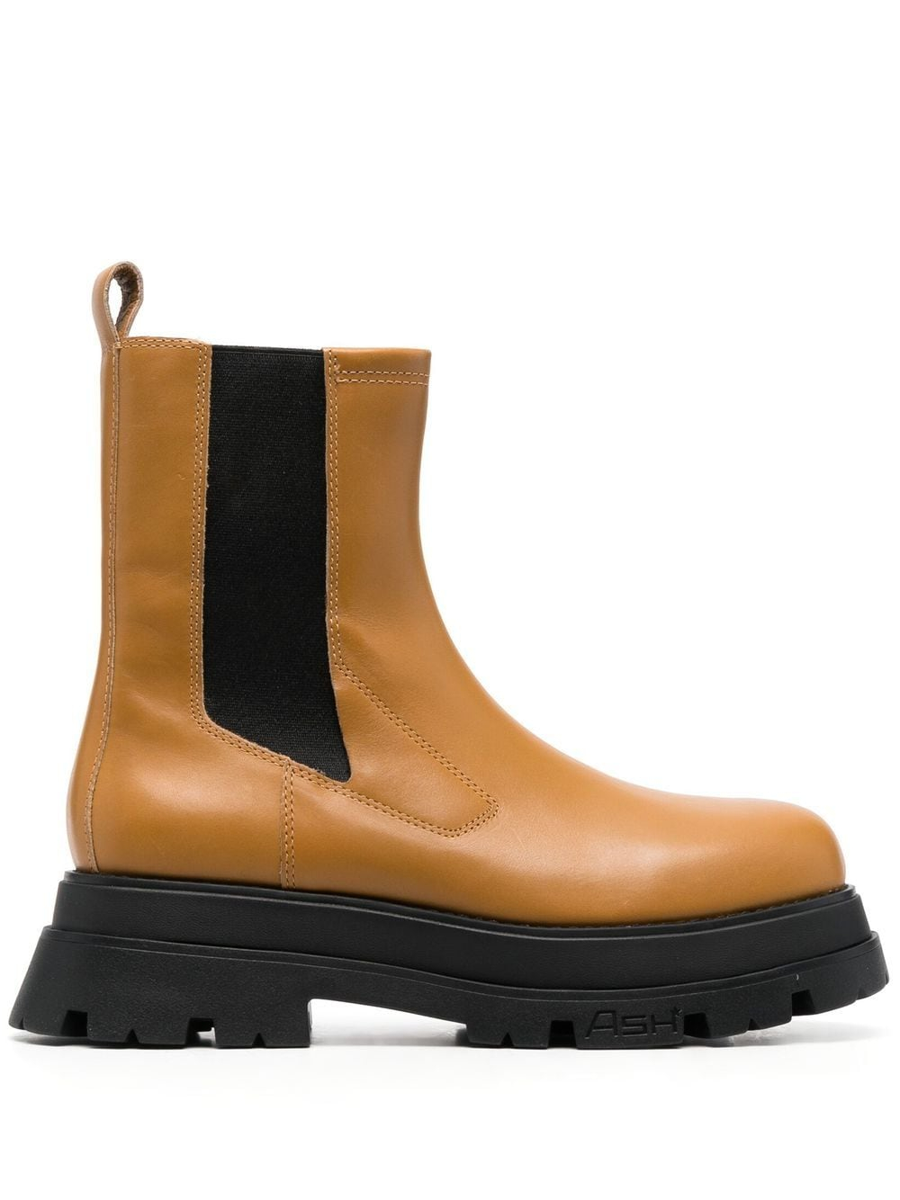 [ASH] Ankle Boots FW22 ELITE02COMBOBMUSTANGGOLDENBROWN