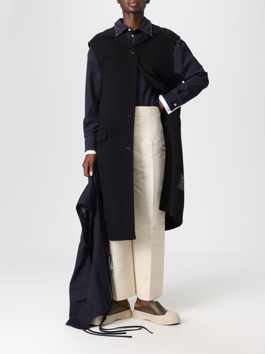 [Marni] Coat FW25 GLMA0098KSUTWA21 00N99
