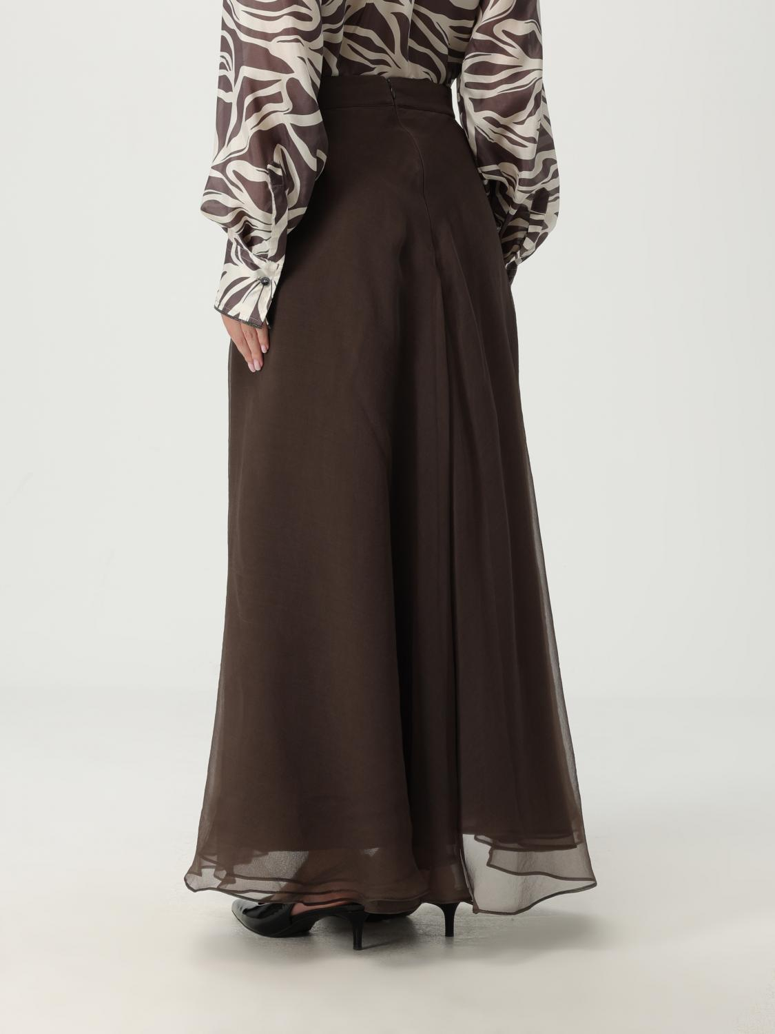 [Brunello Cucinelli] Long skirt FW25 MP940G3875 C4222
