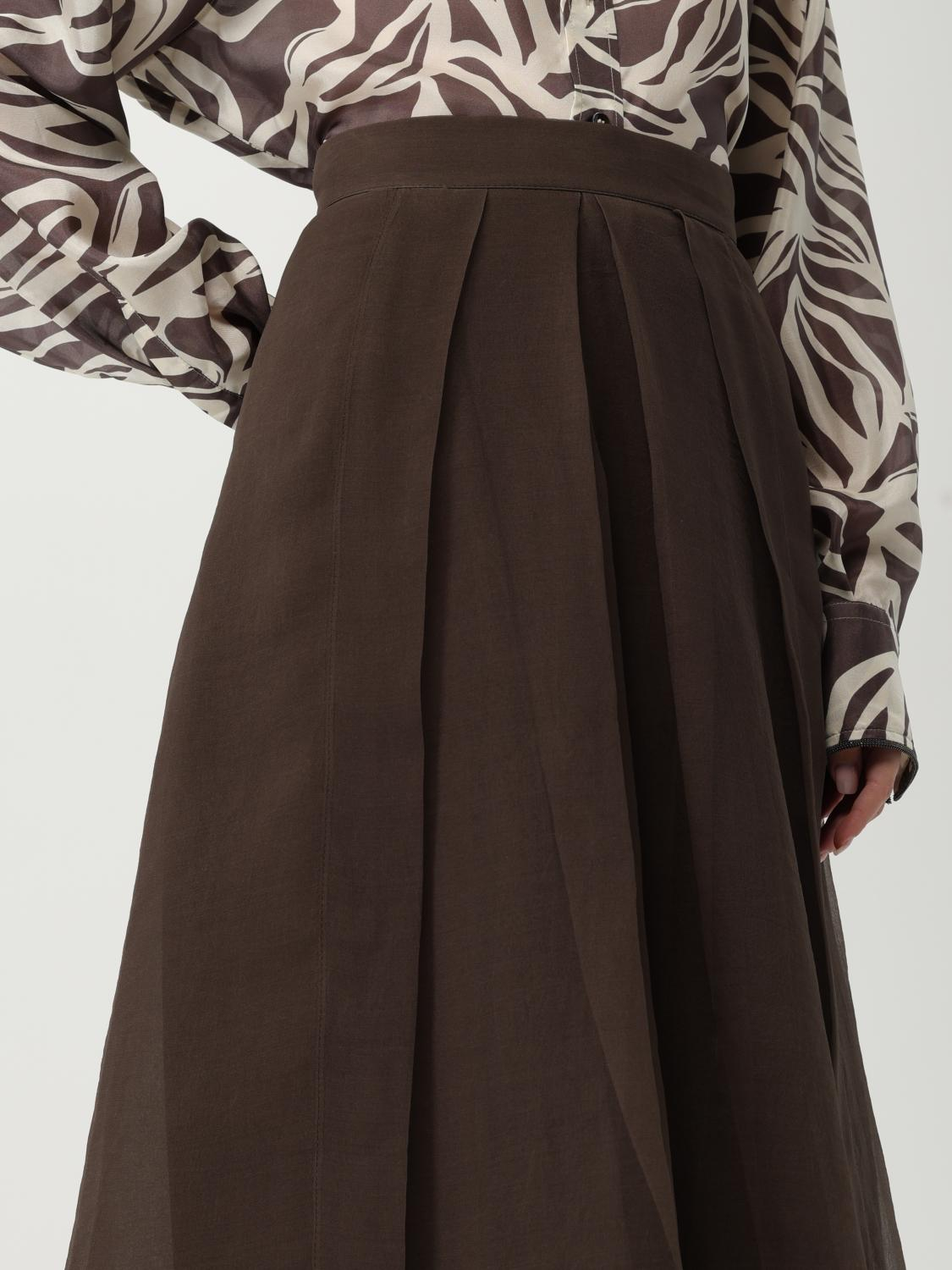 [Brunello Cucinelli] Long skirt FW25 MP940G3875 C4222