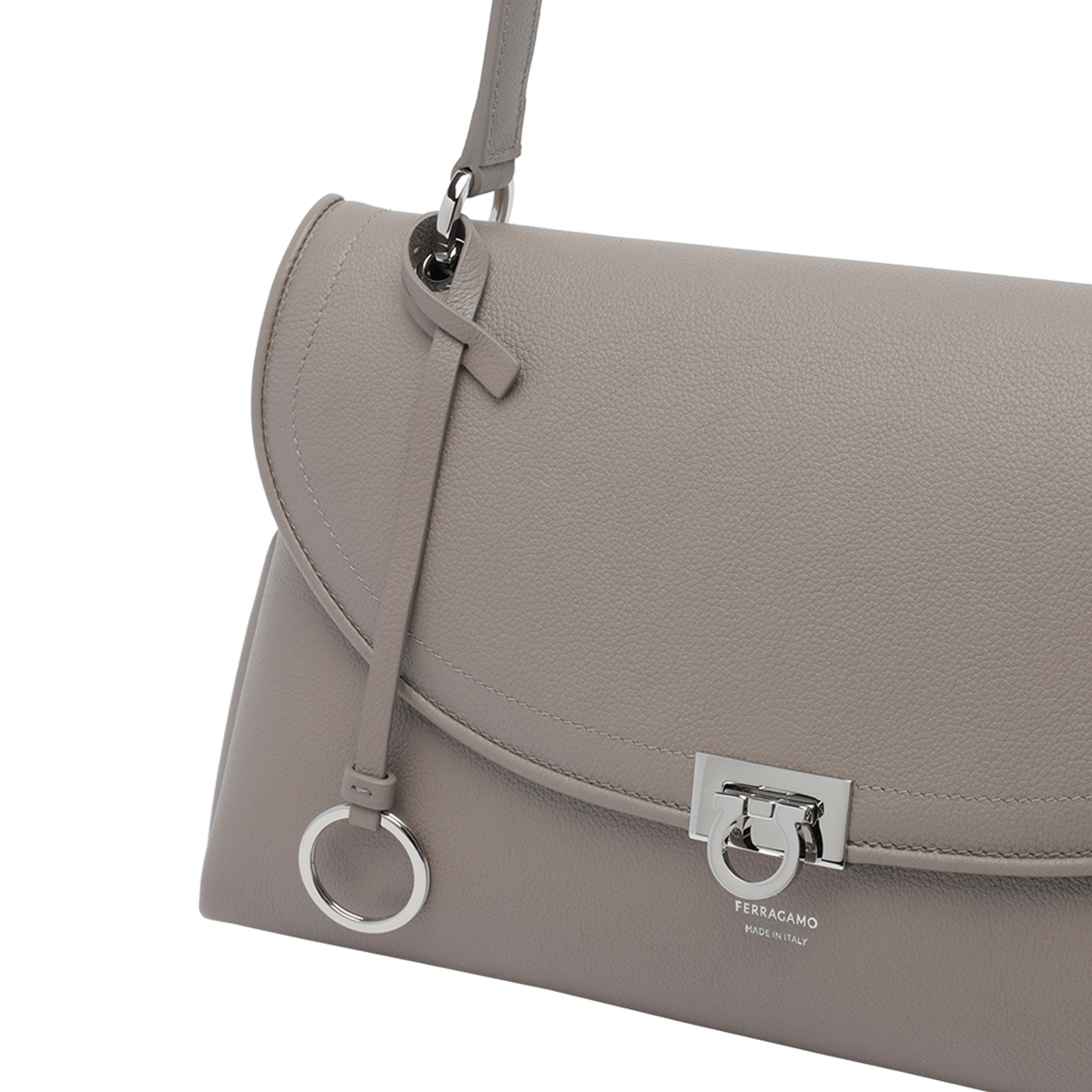 [Salvatore Ferragamo] Shoulder bag FW26 79624821A869WARM TAUPE/TESTA DI MORO