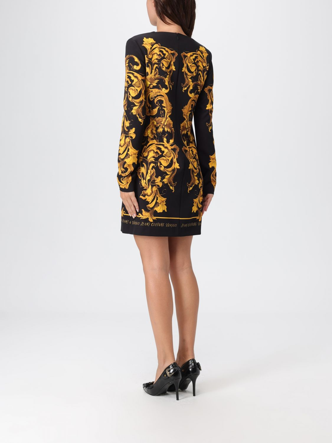 [VERSACE JEANS COUTURE] Long sleeve dress FW25 79HAO9P1NS724 G89