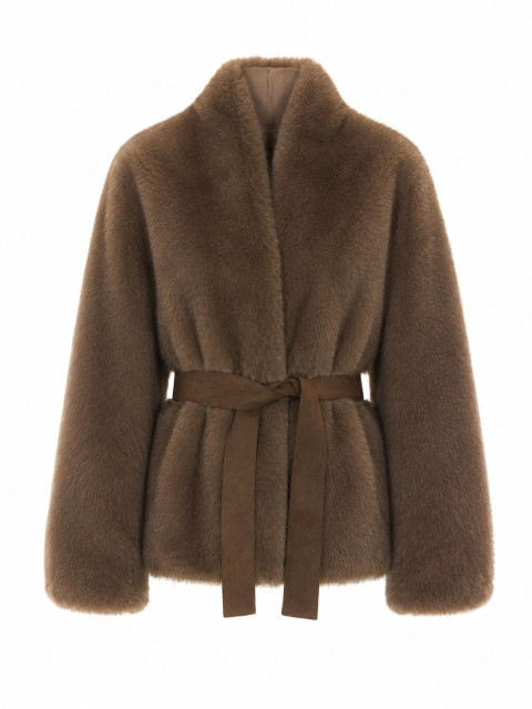 [Valentini 1972] Fur Jacket FW26 4133TAUPE