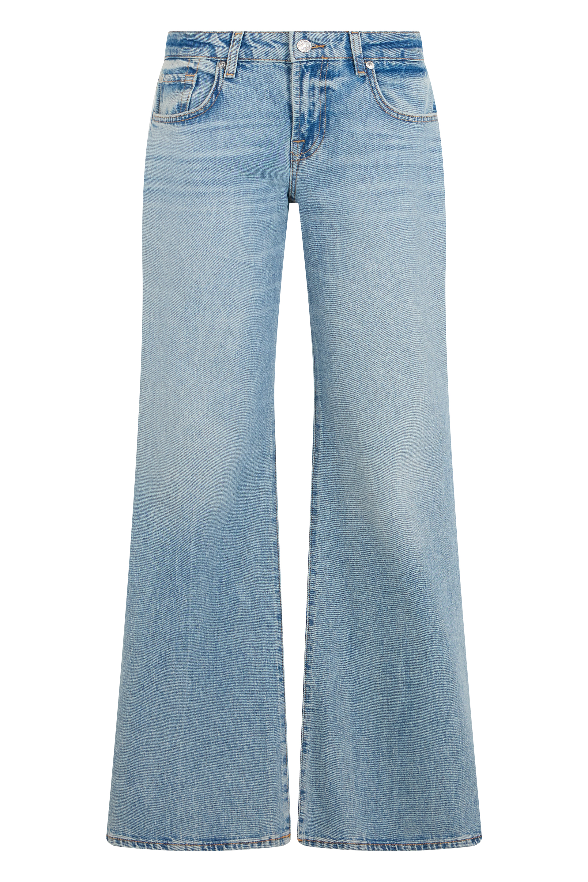 Palazzo jeans in denim made of cotton