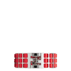Bracelet with metal logo