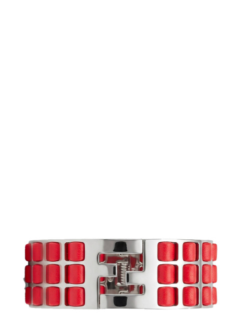 Bracelet with metal logo