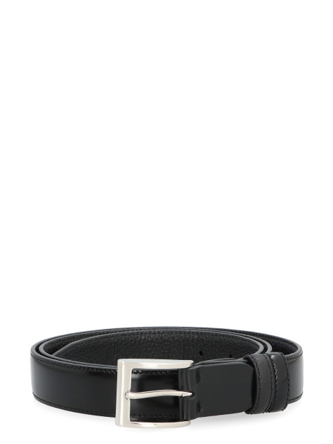 Reversible leather belt